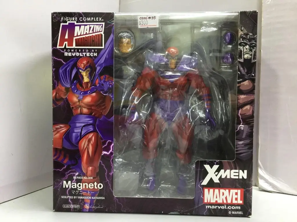 Amazing Yamaguchi Revoltech No.006 Marvel X-Men Magneto Action Figure (01305) (C1101-35) 1