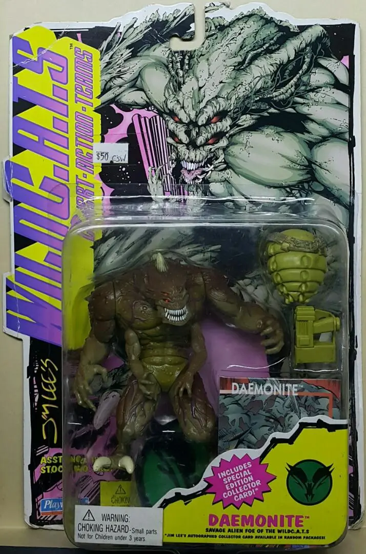 Playmates 01807 李鏞哲 野貓特攻隊 惡魔 Wildstorm Jim Lee's Wild C.A.T.S Covert-Action-Teams Daemonite Savage Alien Foe Of The Wildc.A.T.S (Buy) L 1