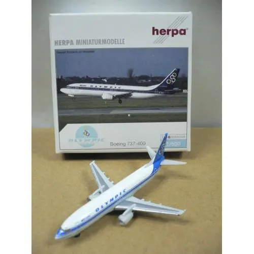 Herpa 1/500 Olympic Airways Boeing 737-400 Sx-Bkb (512954) (Pa0) 1