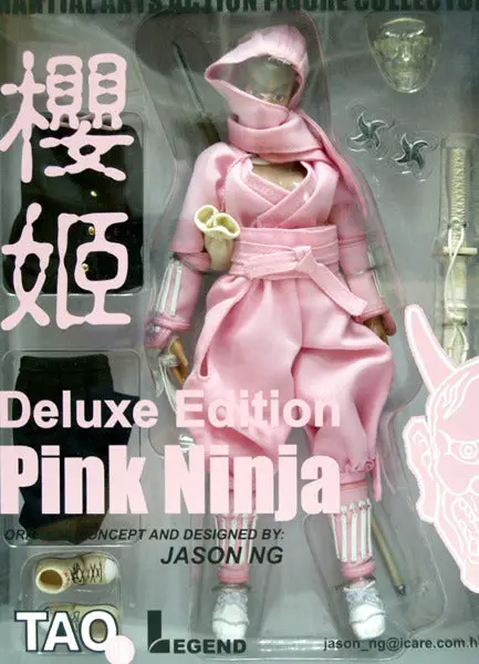 道傳奇 武術人偶收藏家 豪華版 粉紅忍者 櫻姬 人偶 Tao Legend Jason Ng Martial Arts Action Figure Collector Deluxe Edition Pink Ninja 1:6 Full Action Figure (Elt-34-200) 1139707492 2