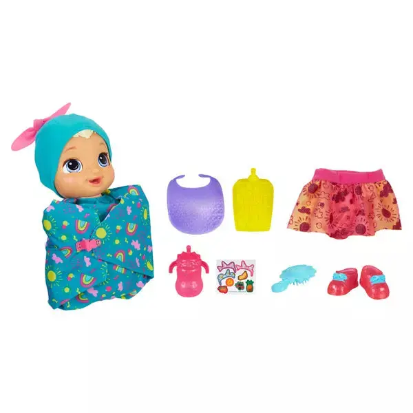 Baby Alive Baby Grows Up (Happy) - Happy Hope Or Merry Meadow, Growing And Talking Baby Doll, Toy With 1 Surprise Doll And 8 Accessories 2