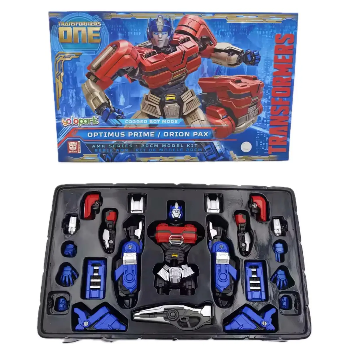 Transformers One Optimus Prime Cogged Bot Mode Action Figure Kit For Kids And Collectors 1