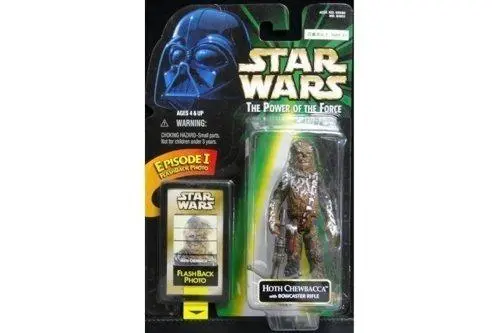 Hasbro 星球大戰 Star Wars Power Of The Force Hoth Chewbacca W/ Bowcaster Rifle 84051 1