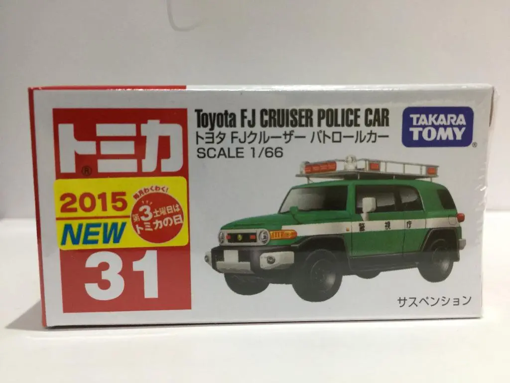 Takara Tomy Tomica 31 1/66 Toyota Fj Cruiser Police Car (82483) (Piu18店) 1