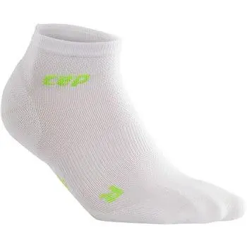 Cep Dynamic+Ultralight Low-Cut Sock White/Green Woman 1