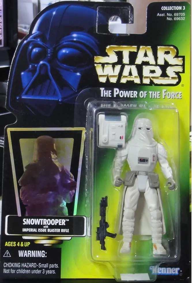 Kenner 星球大戰 Star Wars The Power Of The Force Snowtrooper With Imperial Issue Blaster Rifle 69632 (Pa#0) 1
