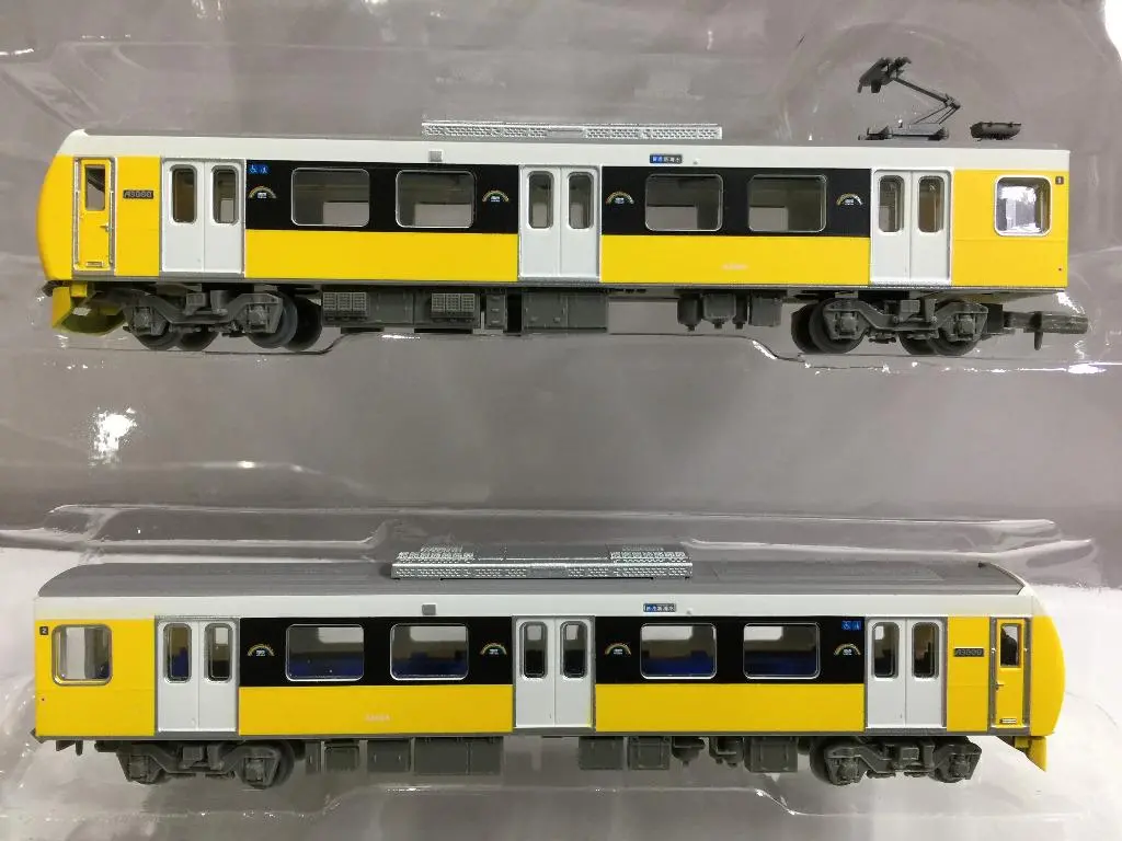 Tomytec N Gauge 1/150 鐵道 Collection A3004 A3504 靜岡鐵道 A3000 形 Brilliant Orange Yellow 2兩 Set D Shizuoka Rainbow Trains 火車模型 (28916) (C450-2020-104店) 2