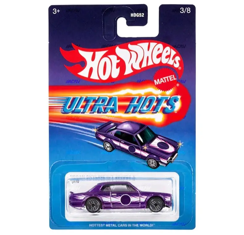 Hot Wheels Ultra Hots Retro 2024 Edition 1:64 Scale Nissan Skyline H/T 2000 Gtx Die-Cast Vehicles With Full Front & Rear Decoration Vum Parts For Ages 3+ 1