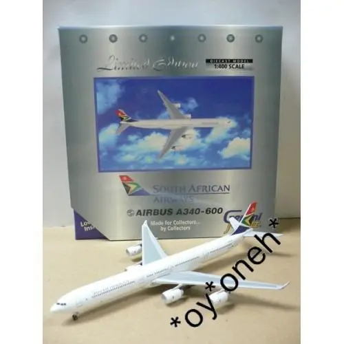 Gemini Jets 1/400 South African Airways 南非航空 Airbus A340-600 Zs-Sna (Gjsaa382b) (70382) (Pa0) 1
