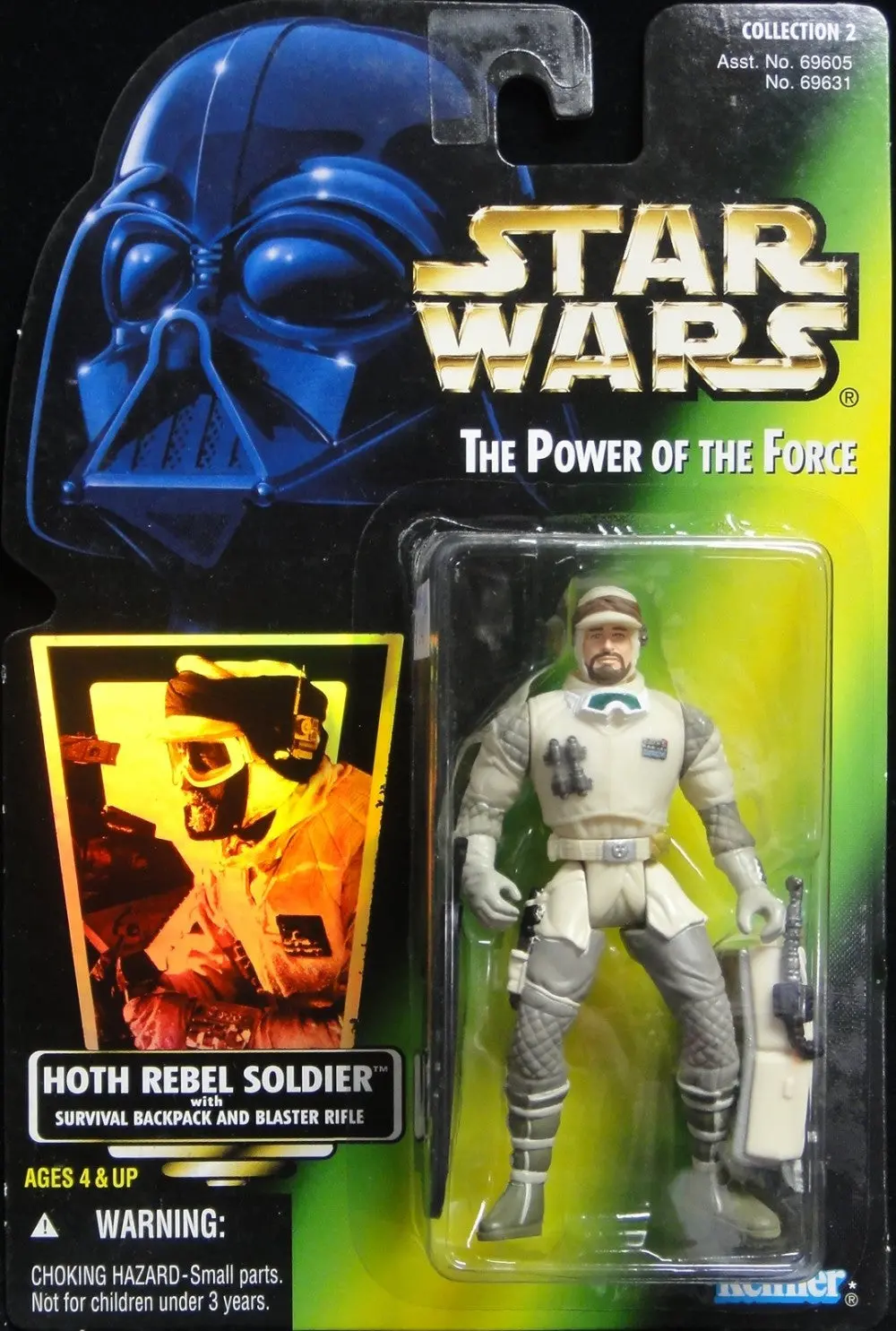 Kenner 星球大戰 Star Wars Power Of The Force Hoth Rebel Soldier With Survival Backpack And Blaster Rifle (Wkg-69631) 1