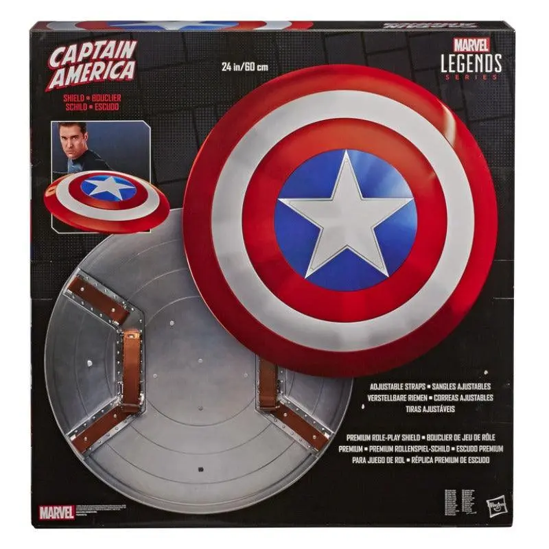 Hasbro Marvel Legends Series Captain America Roleplay Premium Shield, 80Th Anniversary Adult Fan Costume/Collectible, Ages 18 And Up 1