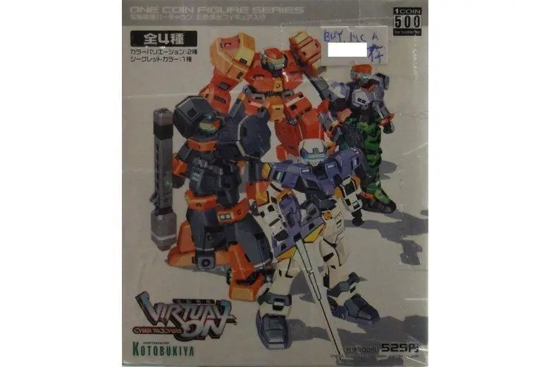 Kotobukiya 89103 電腦戰機 連隱藏版 盒蛋套裝 One Coin Figure Series Virtual On Cyber Troopers Raiden Temjin Apharmd Dorkas Set (Buy-Mc) 存 1