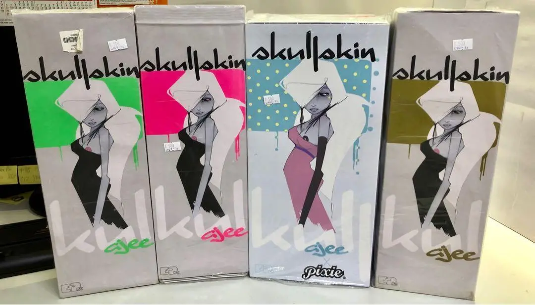 Pixie Group Skullskin Ajee Epz Bonustoyz Figure 公仔 Green Pink Gold C967-31 歡迎散賣 1