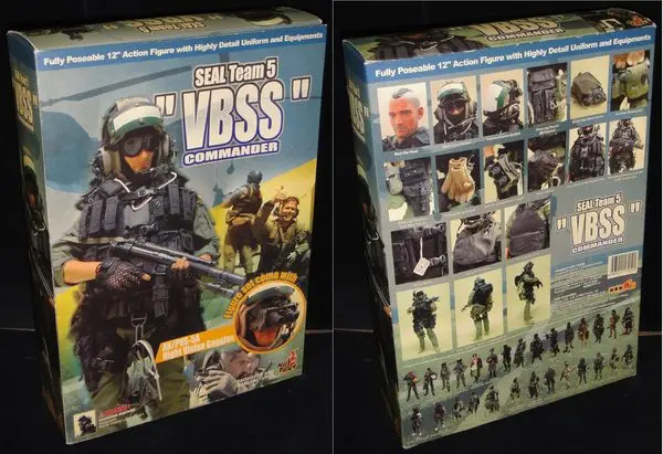 Hot Toys Seal Team 5 Vbss Commander 1/6 Action Figure With An/Pvs-5A Night Vision Goggles (Piu1000) B29209956 1