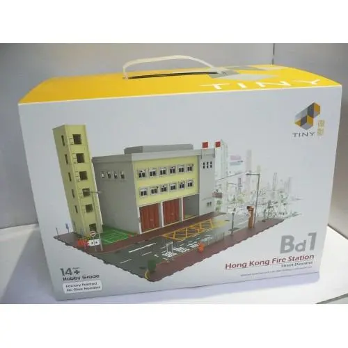 Toyeast Tiny Bd1 Hong Kong Fire Station Street Diorama Ats64003 (13413) (C920-122 L) 1