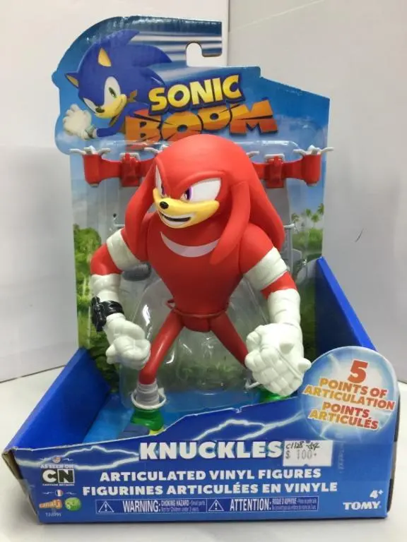 Tomy Sonic Boom 超音鼠 Knuckles Articulated Vinyl Figure (T22091) (22513) (C1128-54) 1