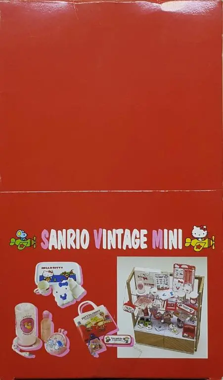 Sanrio 69024 三麗鷗 迷你復古系列 娃娃屋系列 吉蒂貓 雙子星 帕蒂 與 吉米 盒蛋套裝 Vintage Mini Dollhouse Collection Hello Kitty Little Twinstar Patty & Jimmy Set (Buy-Cw) L 1