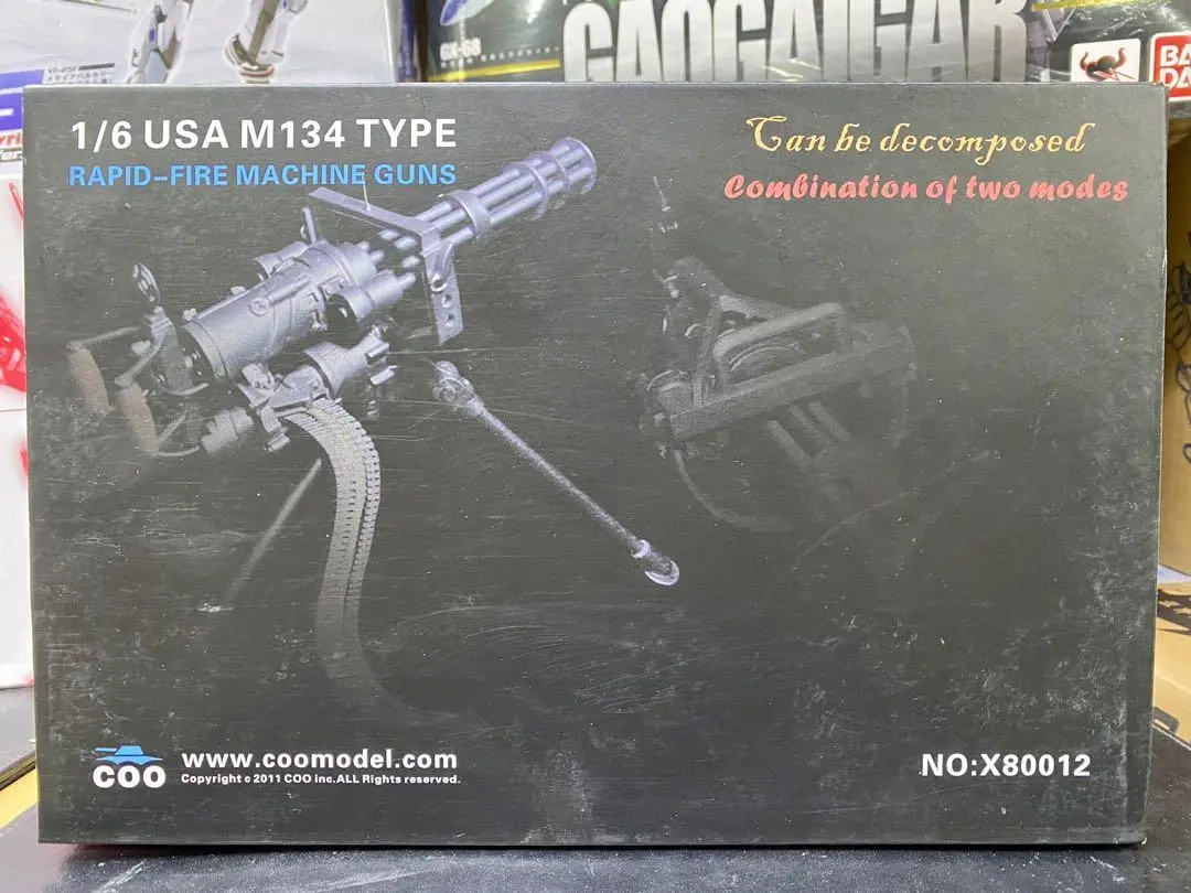 Coomodel X80012 Usa M134 Type Rapid-Fire Machine Guns  1/6 迷你砲機槍 (Piu-300店） 1