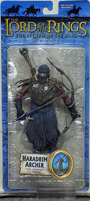 Toy Biz 81320 魔戒三部曲 王者再臨 哈拉德林弓箭手 The Lord Of The Rings The Return Of The King Haradrim Archer Fully Armored Evil Warrior (Lotr) 1
