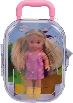 Simba Evi Love 12 Cm Trolly Doll With Star Print Dress For Kids Ages 3+ 1
