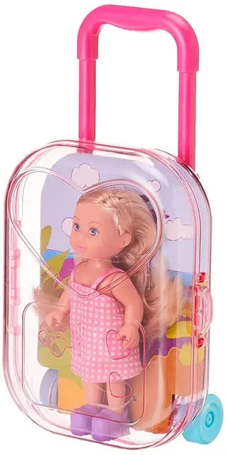 Simba Evi Love 12 Cm Trolly Doll With Strip Print Dress For Kids Ages 3+ 1