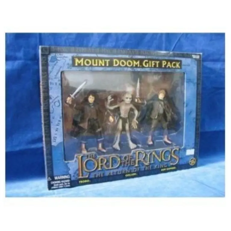 Toy Biz 81465 魔戒三部曲 王者再臨 佛羅多 咕嚕 山姆·詹吉 末日火山 套裝 The Lord Of The Rings The Return Of The King Frodo Gollum Sam Gamgee Mount Doom Gift Pack (Lotr) 1