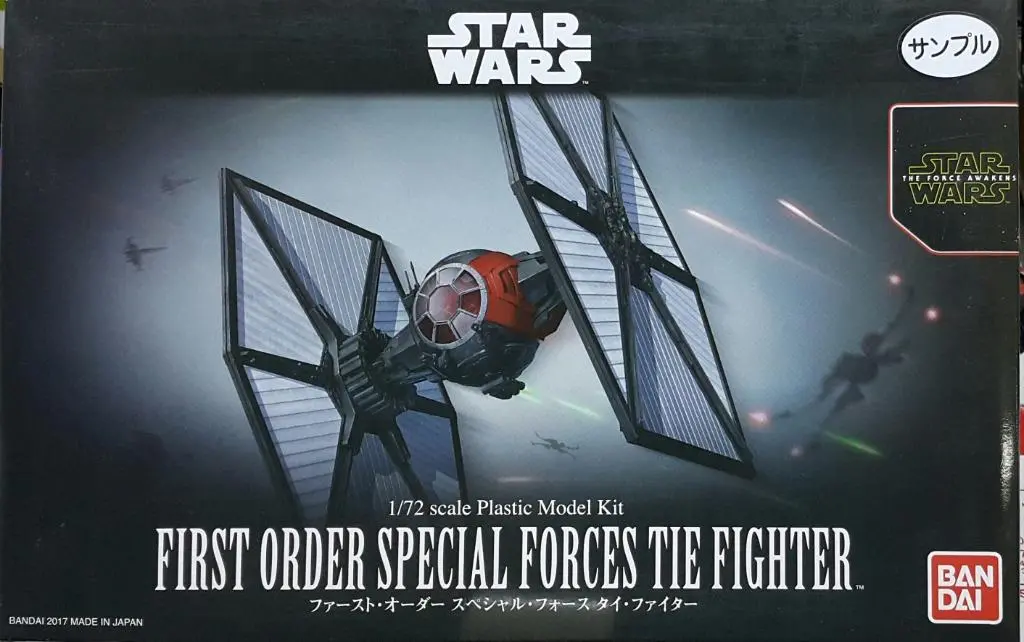 Bandai 03219 1/72 Star Wars The Force Awakens First Order Special Forces Tie Fighter Plastic Model Kit 星球大戰 原力覺醒 第一軍團 特殊戰型號 鈦戰機 模型 (Epc-1078-34 / Epc-1471-34) 1