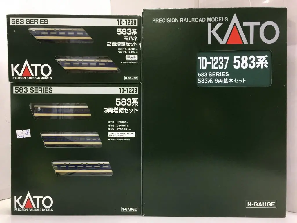 ***Hold***Kato N-Gauge 10-1237 10-1238 10-1239 583系 Precision Railroad Models (66270 66271 66272) (Piu500) 1