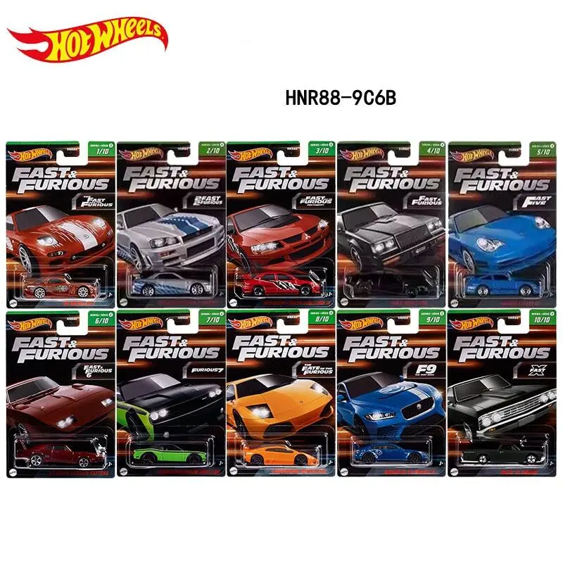 Hot Wheels Fast And Furious 1:64 Series Premium Die Cast Car Assortment Including 10 Collectible Cars For Collection 1