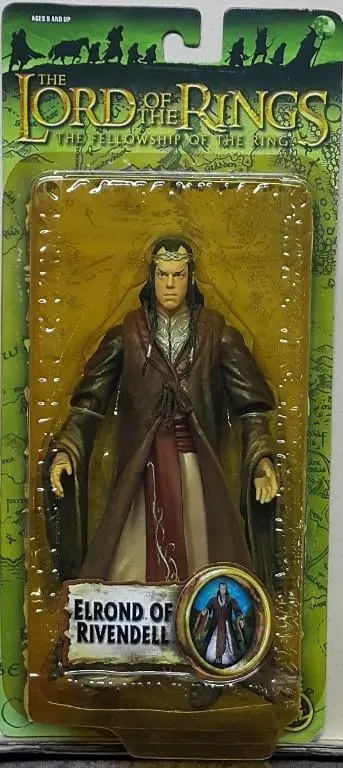 Toy Biz 81436 / 10493 魔戒首部曲 魔戒現身 瑞文戴爾 精靈王 愛隆 曉高韋榮 The Lord Of The Rings The Fellowship Of The Ring Elrond Of Rivendell Hugo Weaving (Lotr) 1