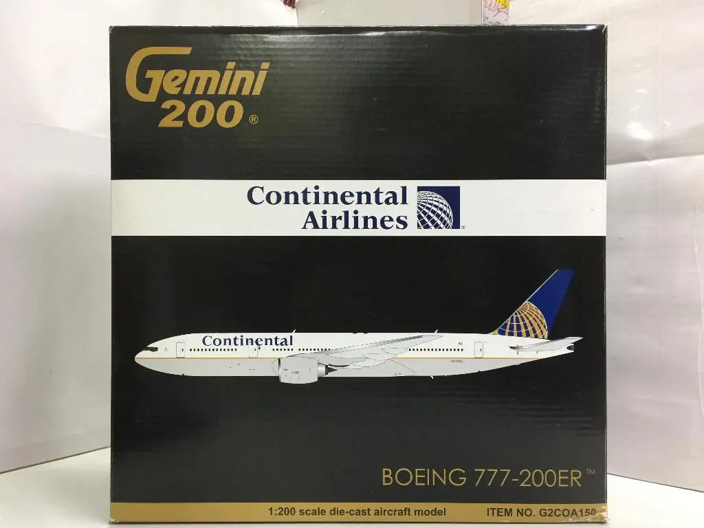 Hold - Gemini 200 1/200 Continental Airlines Boeing 777-200Er N77012 G2coa150 (20150) (P15m-162) 1