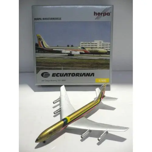 Herpa 1/400 Ecuatoriana Jet Cargo Boeing 707-300F Hc-Bgp (560573) (Piu10) 1