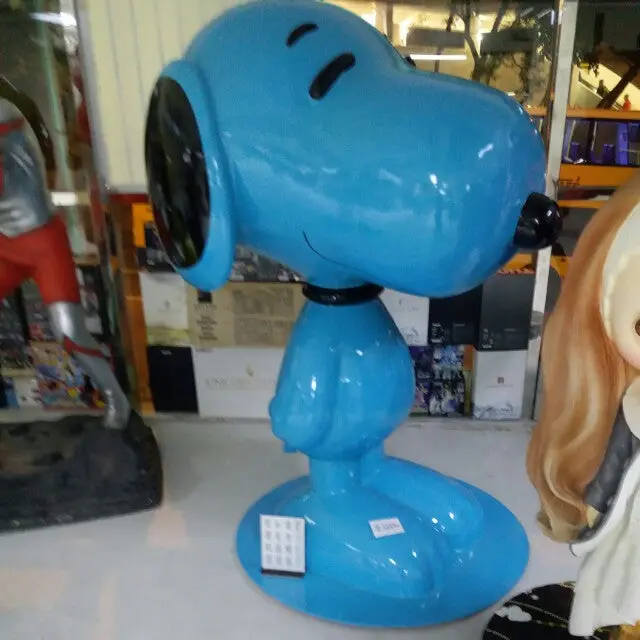 Snoopy 超大型 六尺高 商場及店舖擺設 史努比 藍色 1