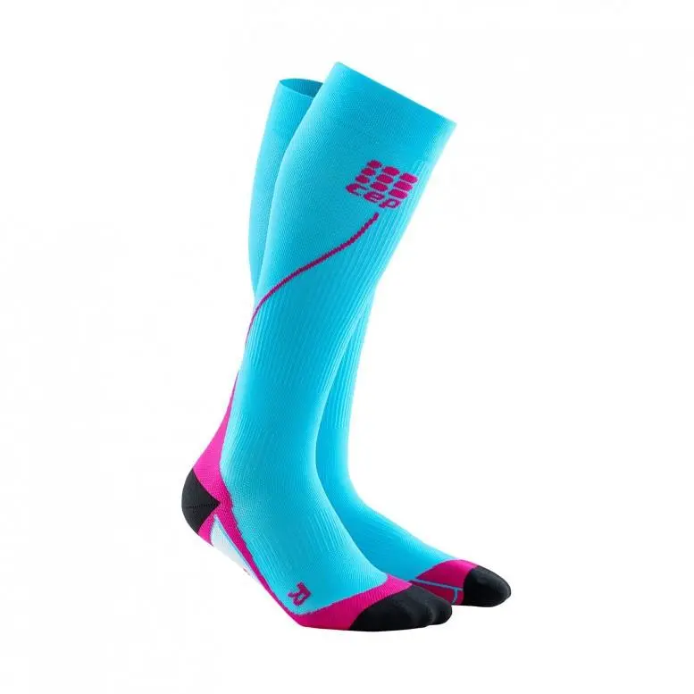 Cep Pro+ Run Sock 2.0 Hawaii Blue/Pink Woman 1
