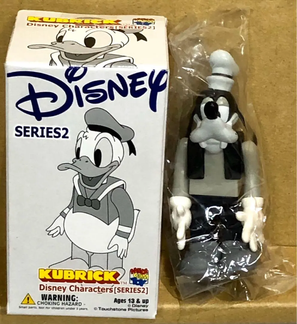 Medicom 100% Kubrick 迪士尼 Disney Characters Series 2 高飛狗 Goofy 白黑版 (Spk-17058G) 1