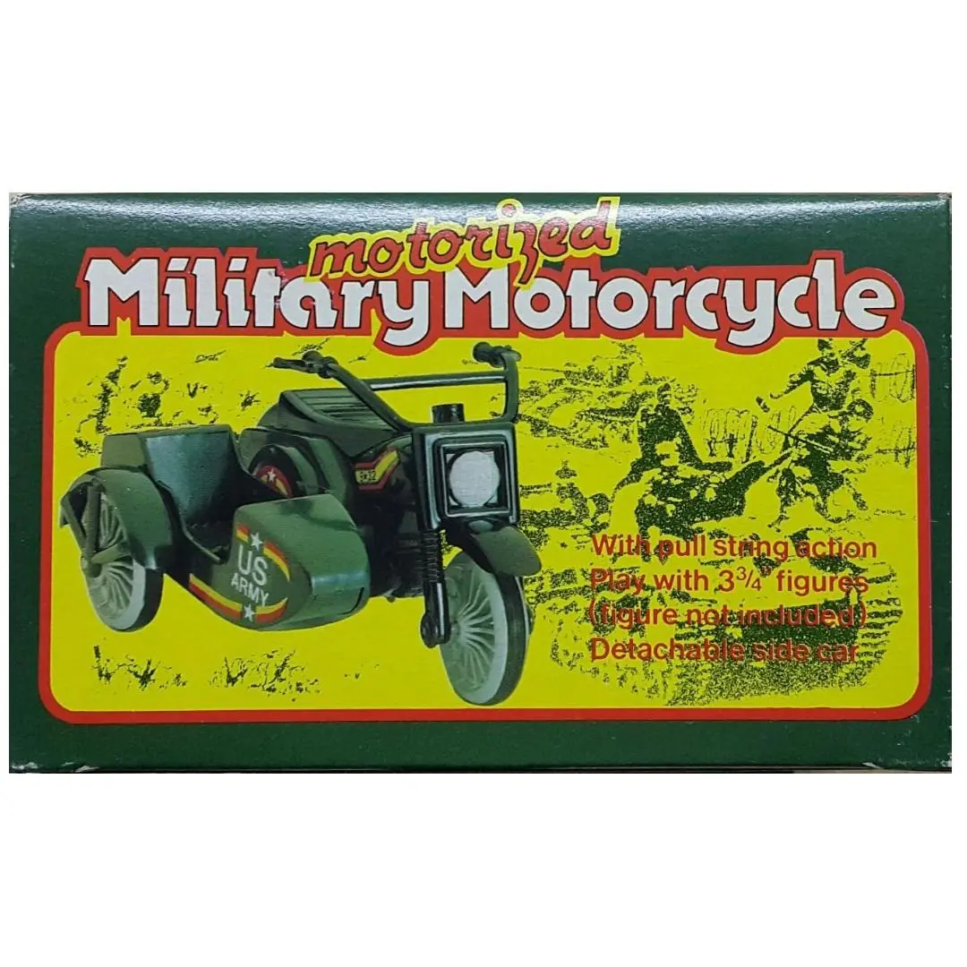 Ewp 3009 香港制造 懷舊玩具 軍用電單車連邊車 Cigg Made In Hong Kong Motorized Military Motorcycle B5246794 存 2