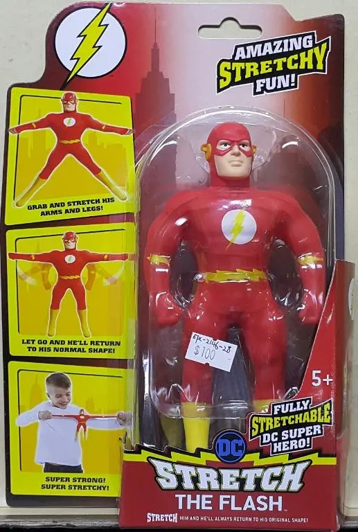 Character 06689 彈力人 超級英雄 閃電俠 Amazing Stretchy Fun Fully Stretchable Dc Super Hero Stretch The Flash (Epc-2146-28) 存 Epc-1540-28 (L) 1