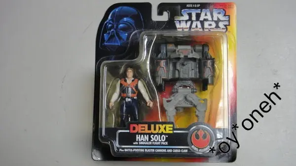 Kenner 星球大戰 Star Wars Deluxe Han Solo With Sauggler Flight Pack (Wkg-69612) 1138321635 1