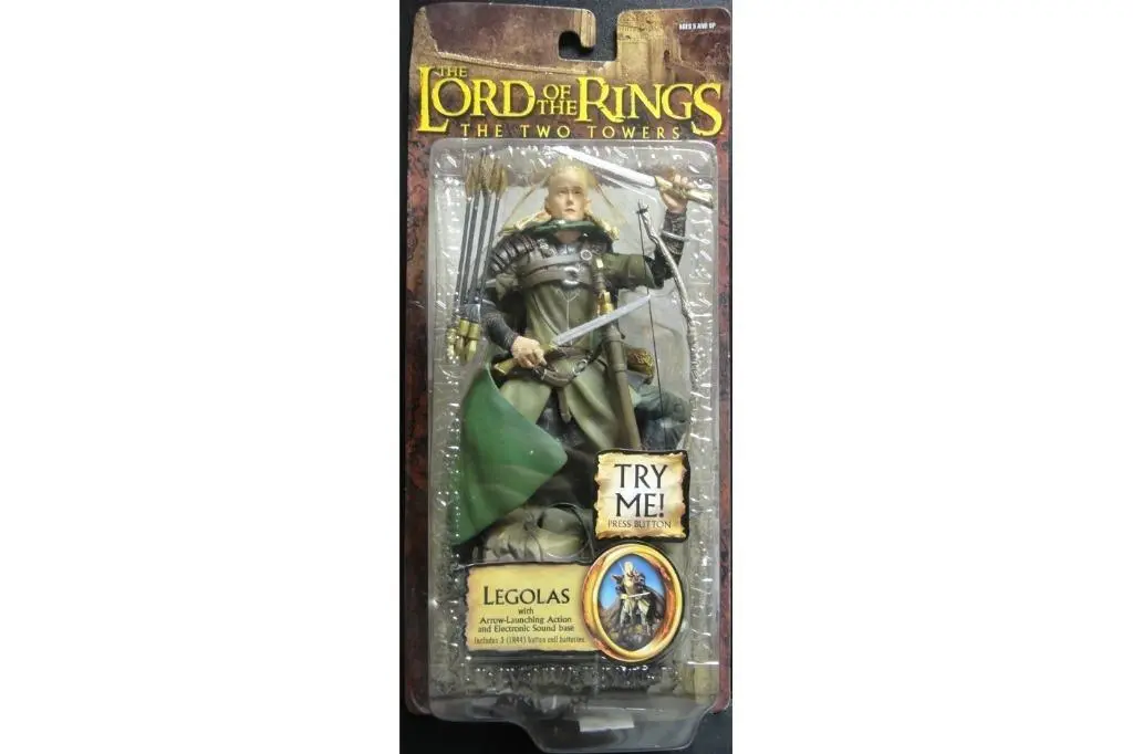 Toy Biz 81663 魔戒二部曲 雙城奇謀 勒苟拉斯 奧蘭度·布林 The Lord Of The Rings The Two Towers Legolas With Arrow-Launching Action And Electronic Sound Base Orlando Bloom (Lotr) 1