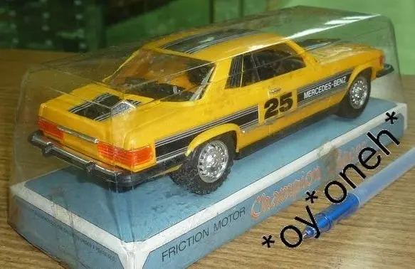 60年代香港製造 Made In Hong Kong Friction Motor Champion Racer 907 1/24 Mercedes Benz 450 Slc Friction Powered Car 2