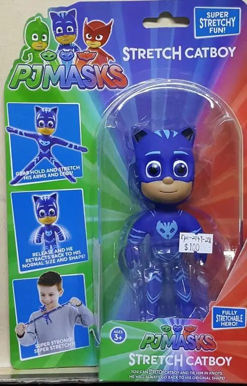 Character 06893 彈力人 睡衣小英雄 貓小子 Amazing Stretchy Fun Fully Stretchable Hero Pj Masks Stretch Catboy (Epc-2149-28) 存 1