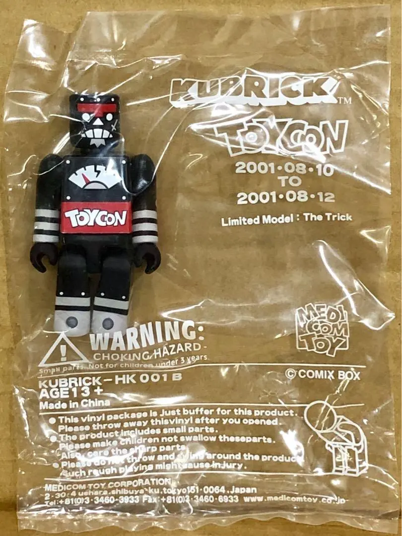 Medicom 100% Kubrick Toycon 2001 Limited Model The Trick Hk001b (Spk 店） 1