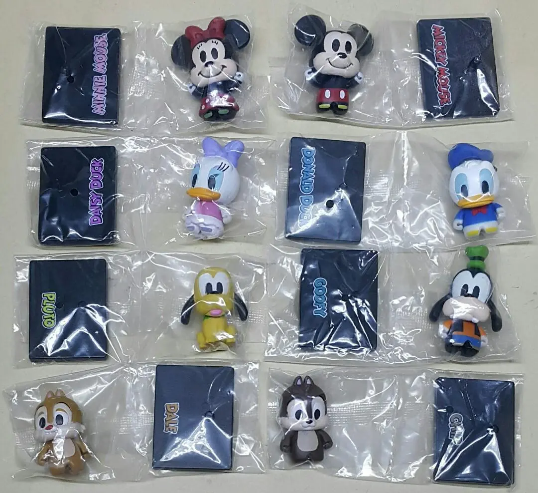 Bandai 33357 迪士尼 這個角色 迪士尼朋友 米奇老鼠 米妮老鼠 唐老鴨 黛絲鴨 高飛狗 布魯托 鋼牙 大鼻 扭蛋套裝 Disney This Character! Disney Friends Mickey Mouse Minnie Mouse Donald Duck Daisy Duck Goofy Pluto Chip Dale Set (Epc-2445-48S) 存 2
