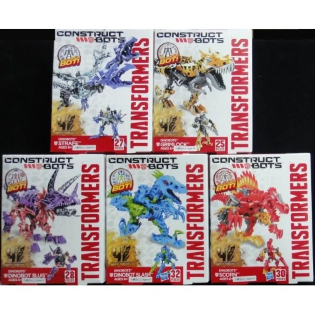 Hasbro Transformers Aoe Construct Bots Strafe Grimlock Slug Slash Scorn 91726 (Piu/Kw260a-E-60S) 1