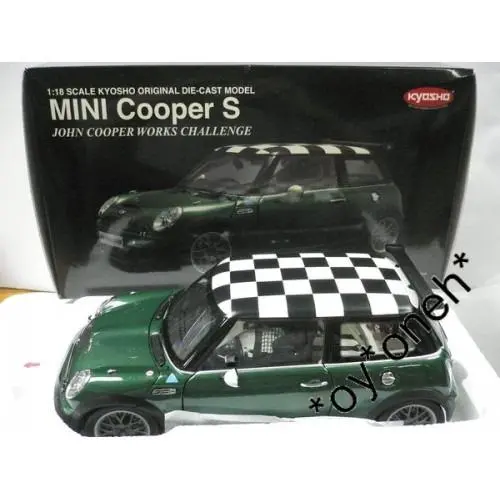 Kyosho 1/18 Mini Cooper S John Cooper Works Challenge Green 08557G (08745) (Piu150) B27301476 1