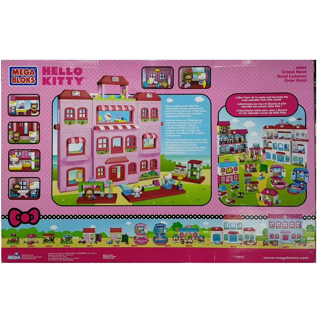 Mega Bloks Sanrio Hello Kitty Grand Hotel 吉蒂貓 大酒店 10896 (Piu/Kw27-320) 2