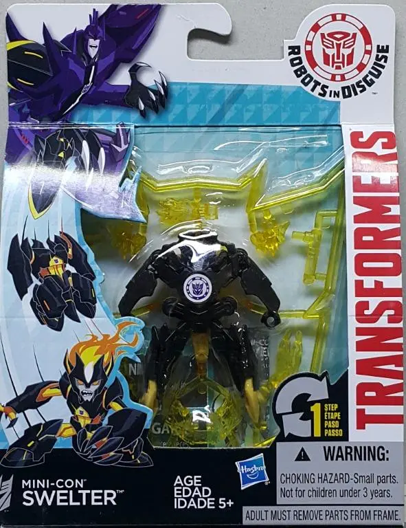 Hasbro 36364 變形金剛 領袖的挑戰 微型金剛 狂派 Transformers Robots In Disguise Mini-Con Decepticon Swelter (Epc-1030-10) L 1