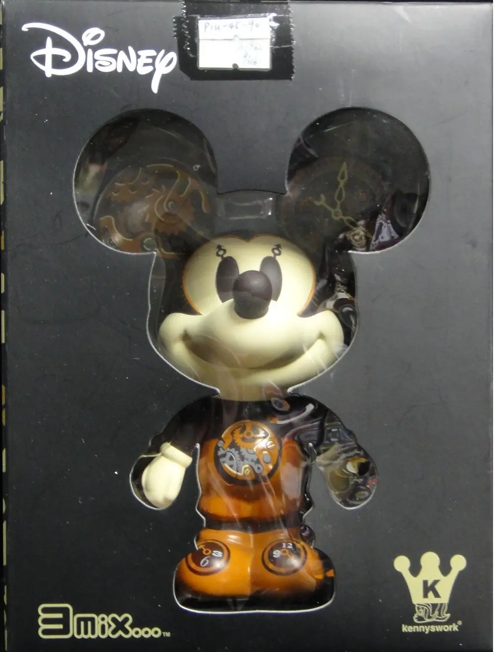 3Mix 迪士尼 米奇 Disney Time In Mickey Mouse Gold Vinyl Figure 41052 (Piu/P45-90 店) 1