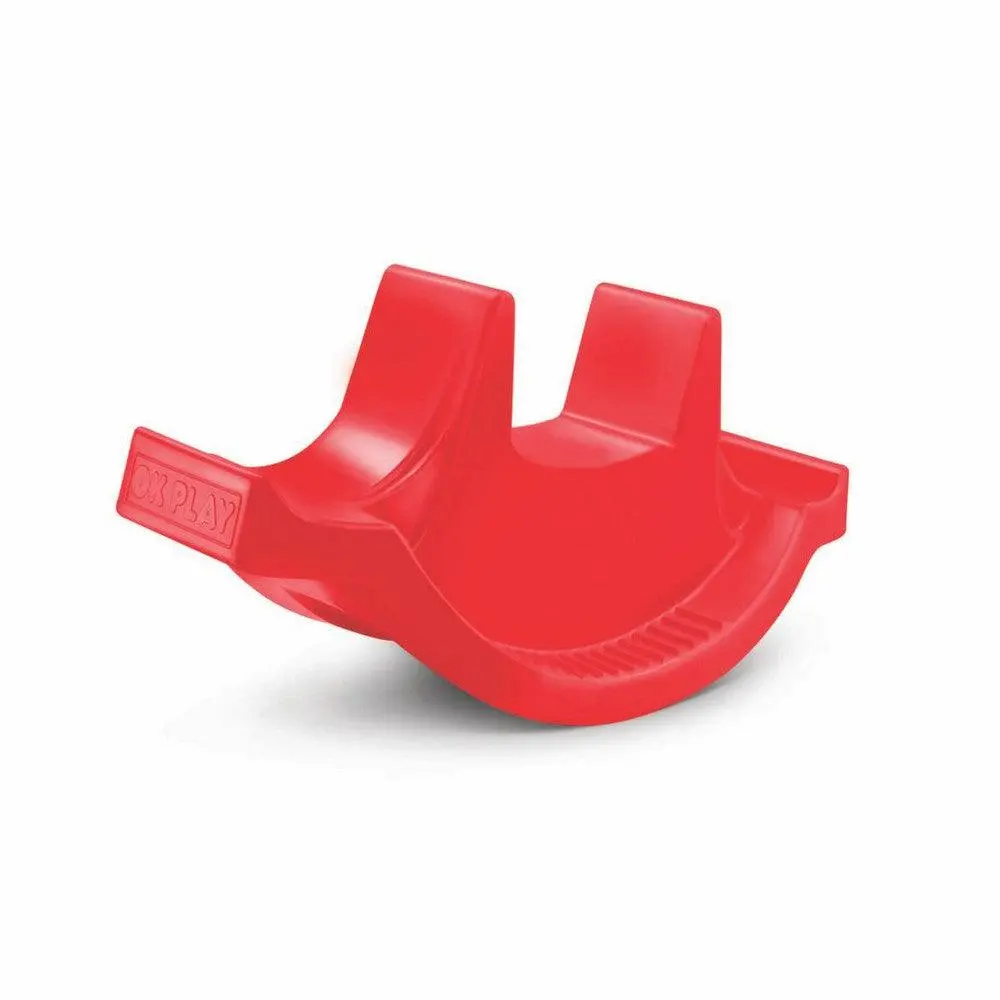 Ok Play 3 Way Rocker For Kids, Plastic Boat Ride On Toy, For Kids, Indoor And Outdoor, Red, 2 To 4 Years 1