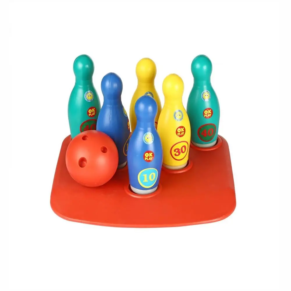 Ok Play Bowling Alley, Indoor And Outdoor, Bowling Game Set For Kids,Plastic, Multicolor, 2 To 4 Years 1